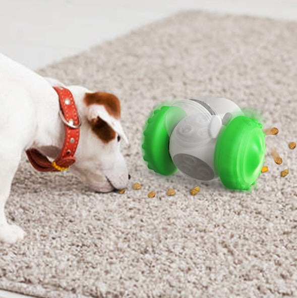 Interactive Balance Car Pet Toy – Slow Food Smart Feeding Toy for Cats & Dogs