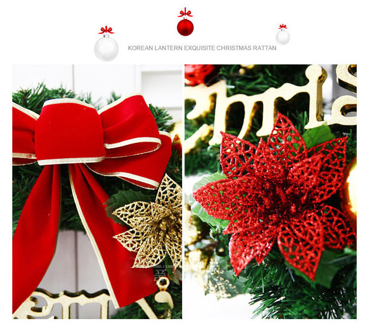 30cm Simple Christmas Wreath – Festive Door Decoration | Pixel & Parcel Co.