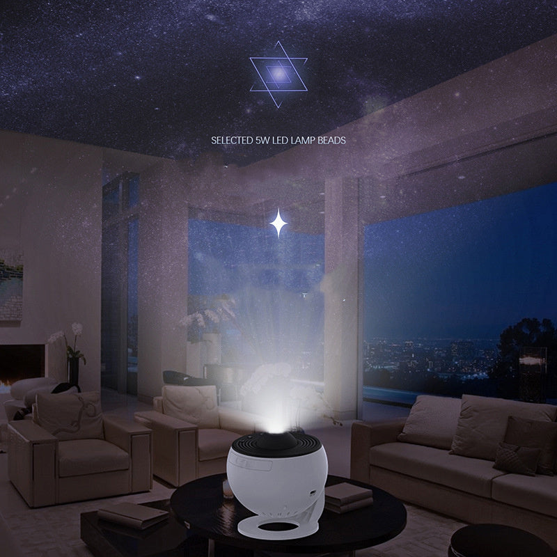 Night Light Galaxy Projector 360° Rotating Starry Sky Planetarium Lamp – Kids Bedroom, Valentines & Wedding Decoration