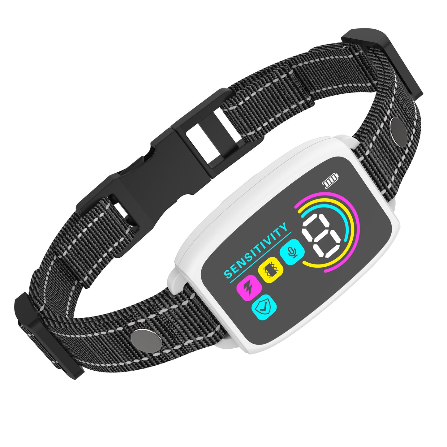 Smart Automatic Anti-Barking Dog Collar – Rechargeable Bark Stopper with HD Display & Waterproof Design