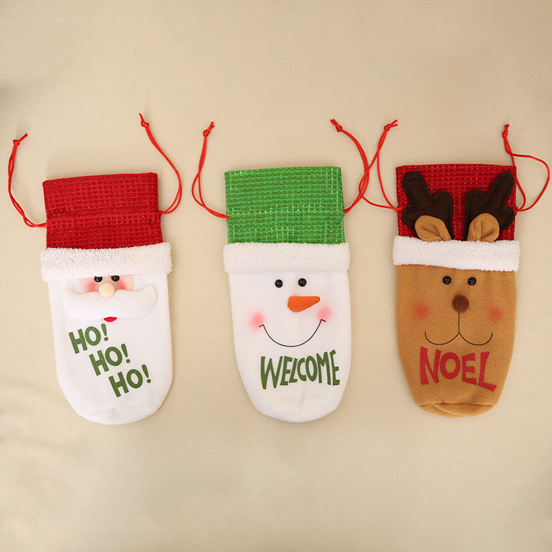 Christmas Wine Bottle Socks – Festive Holiday Decorations