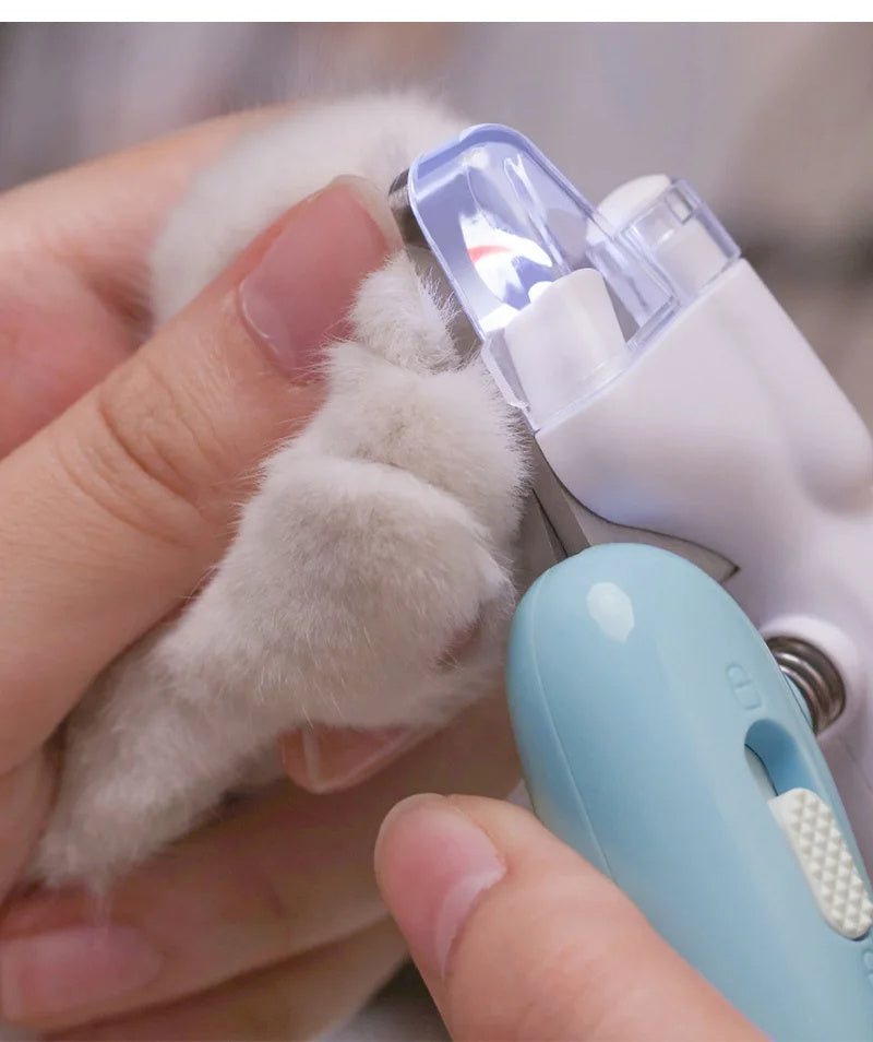 Pet Nail Clippers with LED Light – Electric Dog & Cat Nail Grinder