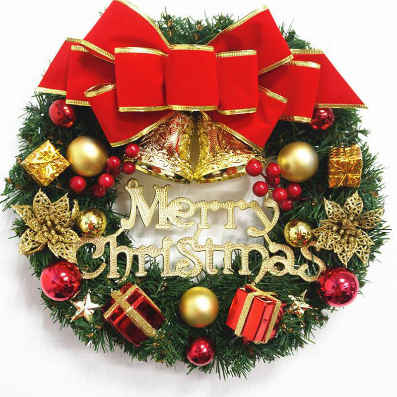 Christmas Ornaments Wreath – 30CM Decorative Holiday Garland | Pixel & Parcel Co.