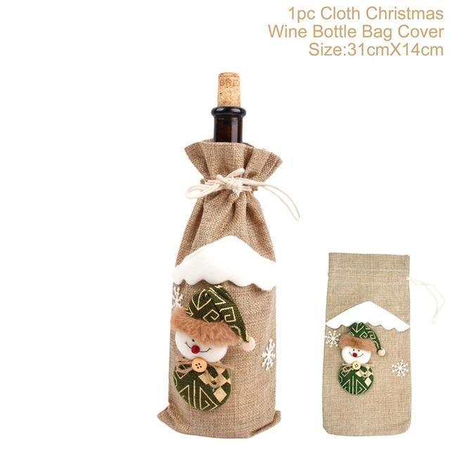 Christmas Wine Bottle Socks – Festive Holiday Decorations