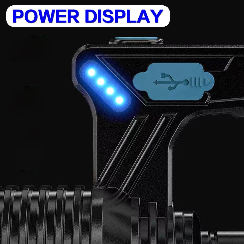 High Powered 12000000LM LED Flashlight – Super Bright USB Rechargeable Torch