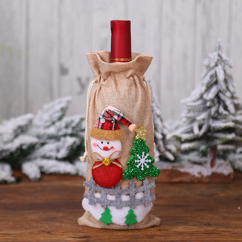Christmas Wine Bottle Socks – Festive Holiday Decorations