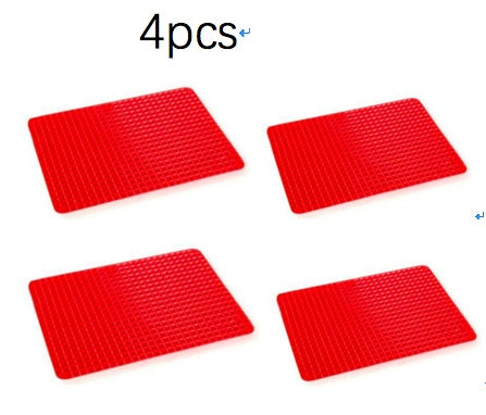 Non-Stick Silicone Pyramid Cooking & Baking Mat – Heat-Resistant Kitchen Gadget