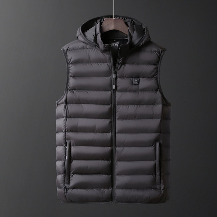Rechargeable Heated Cotton Vest – Winter Thermal Electric Heating Vest