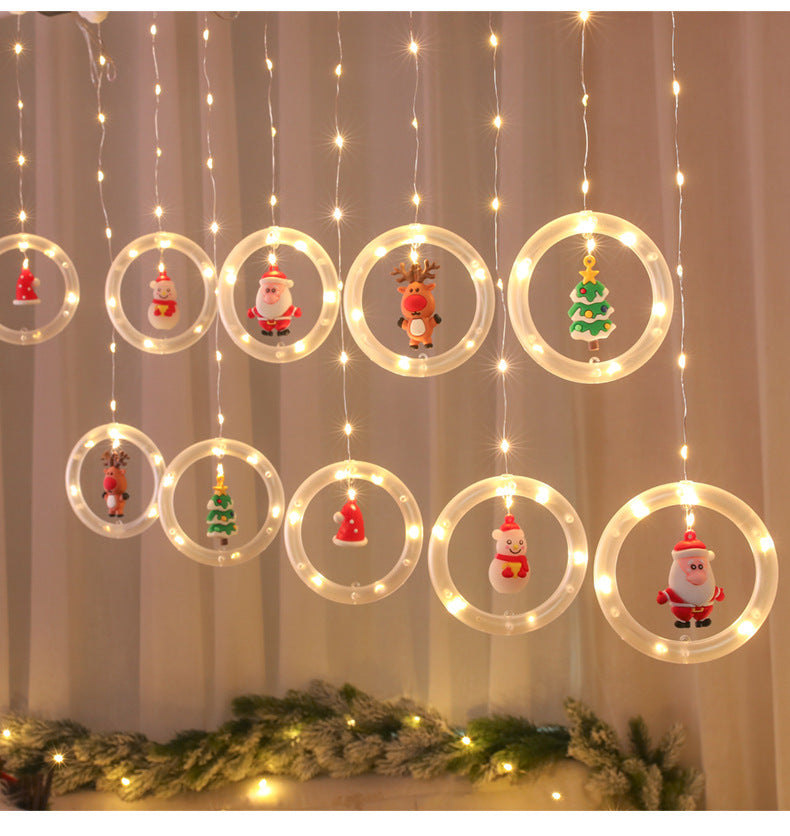 LED Christmas Curtain Lights – Indoor Creative Flashing Lights for Festive Decoration | Pixel & Parcel Co.