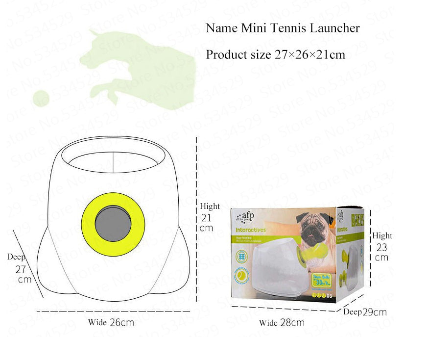 Automatic Interactive Dog Ball Launcher – Smart Fetch Machine with Adjustable Distances
