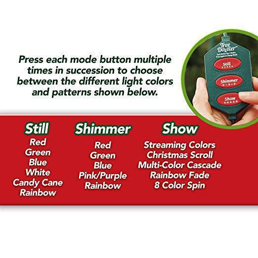 Christmas Tree Decoration String Lights – 64 LED Holiday Lights (8×1.5m) | Pixel & Parcel Co.