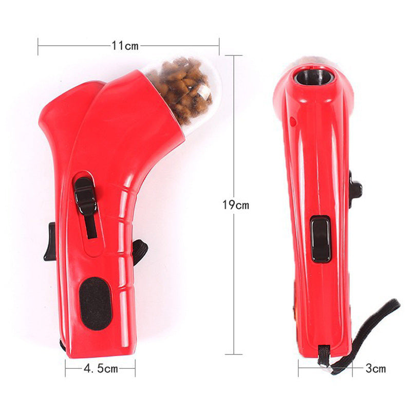 Pet Treat Catapult Feeder – Funny Dog & Cat Treat Launcher with Wrist Strap