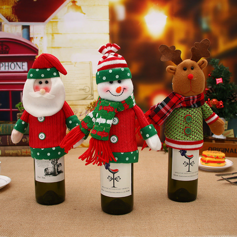 Christmas Wine Bottle Socks – Festive Holiday Decorations