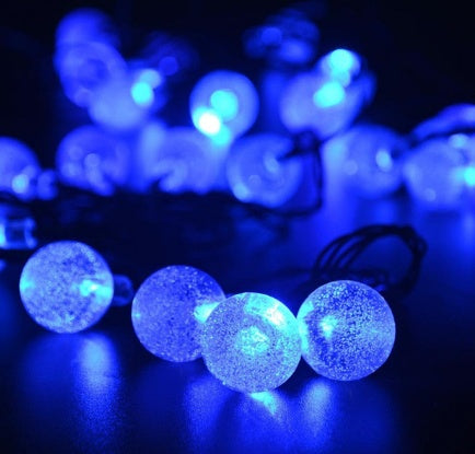 Crystal Solar LED Lamp String Lights – Outdoor Christmas Garden Decoration