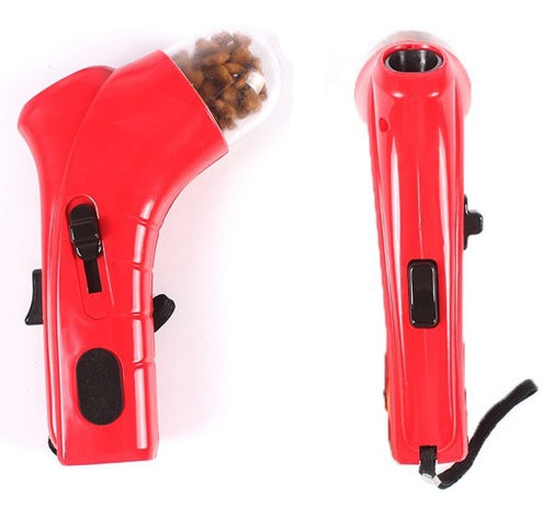Pet Treat Catapult Feeder – Funny Dog & Cat Treat Launcher with Wrist Strap