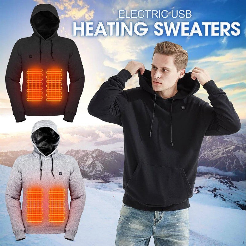 2025 New Outdoor Electric USB Heating Jacket – Lightweight Heated Hoodie for Men & Women