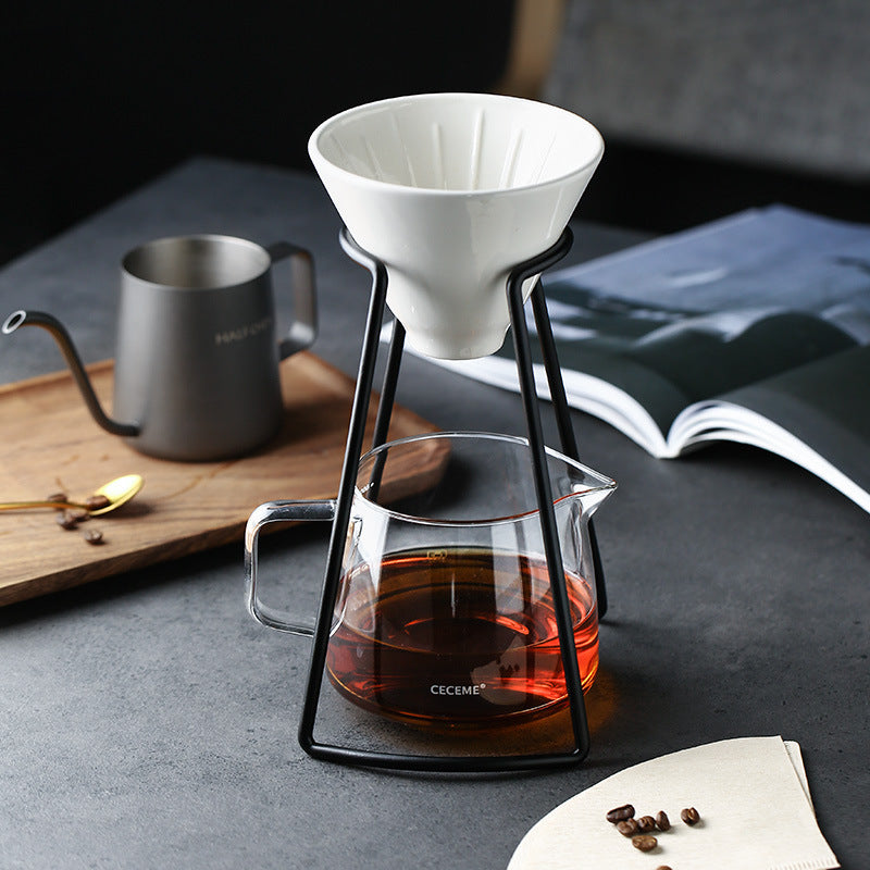 “Handmade coffee pot set – household coffee brewing appliance for fresh coffee”