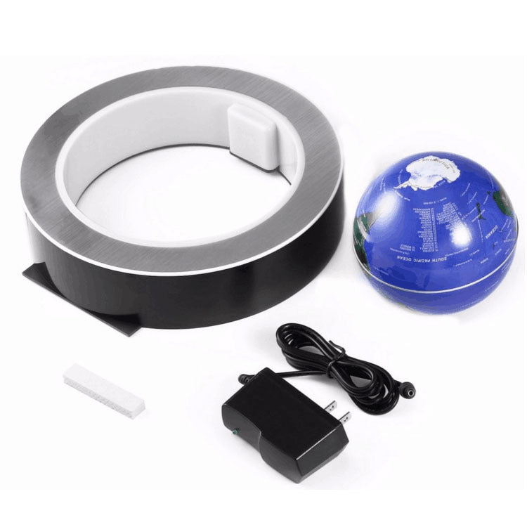 Round LED World Map Floating Globe – Magnetic Levitation Light