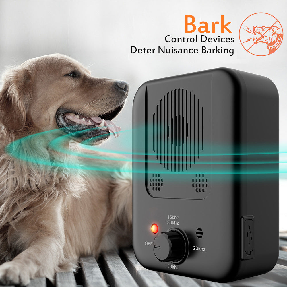 “Ultrasonic Dog Anti-Barking Device – No Bark Training Collar and Repeller for Dogs”