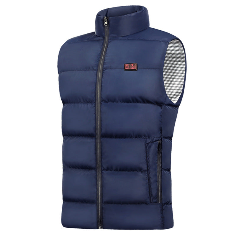 Rechargeable Heated Cotton Vest – Winter Thermal Electric Heating Vest