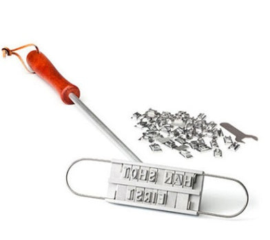 BBQ Branding Iron Stamp – Hot Stamping Die for Grilled Meat