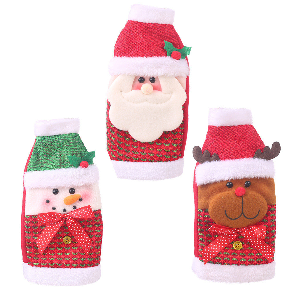 Christmas Wine Bottle Socks – Festive Holiday Decorations