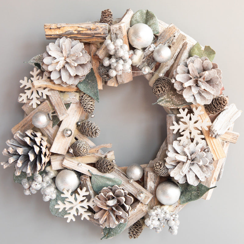 Nordic Porvoo Christmas Garland & Tree – Silver & Red Holiday Decorations | Pixel & Parcel Co.