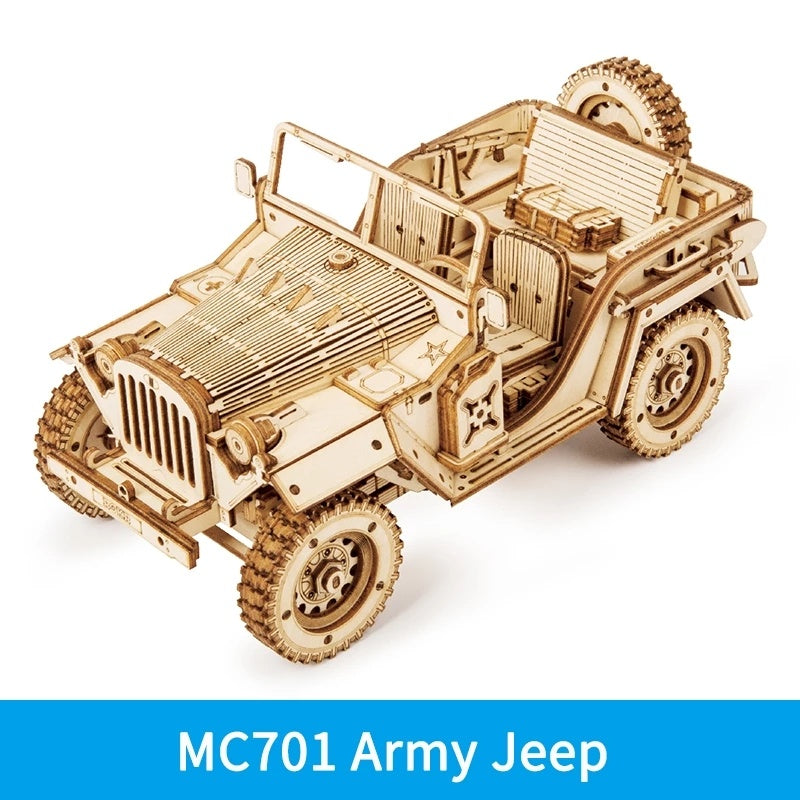 Robotime ROKR Locomotive Train – 3D Wooden Puzzle Model Building Kit
