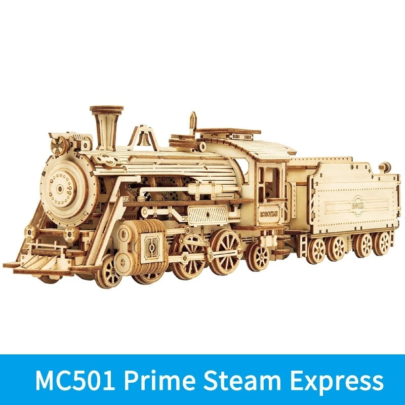 Robotime ROKR Locomotive Train – 3D Wooden Puzzle Model Building Kit