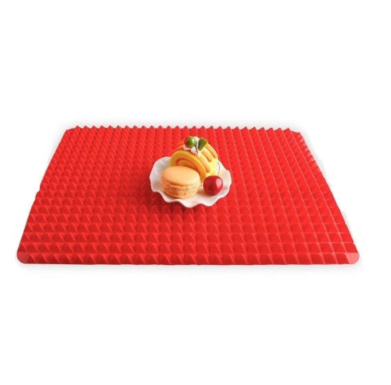 Non-Stick Silicone Pyramid Cooking & Baking Mat – Heat-Resistant Kitchen Gadget