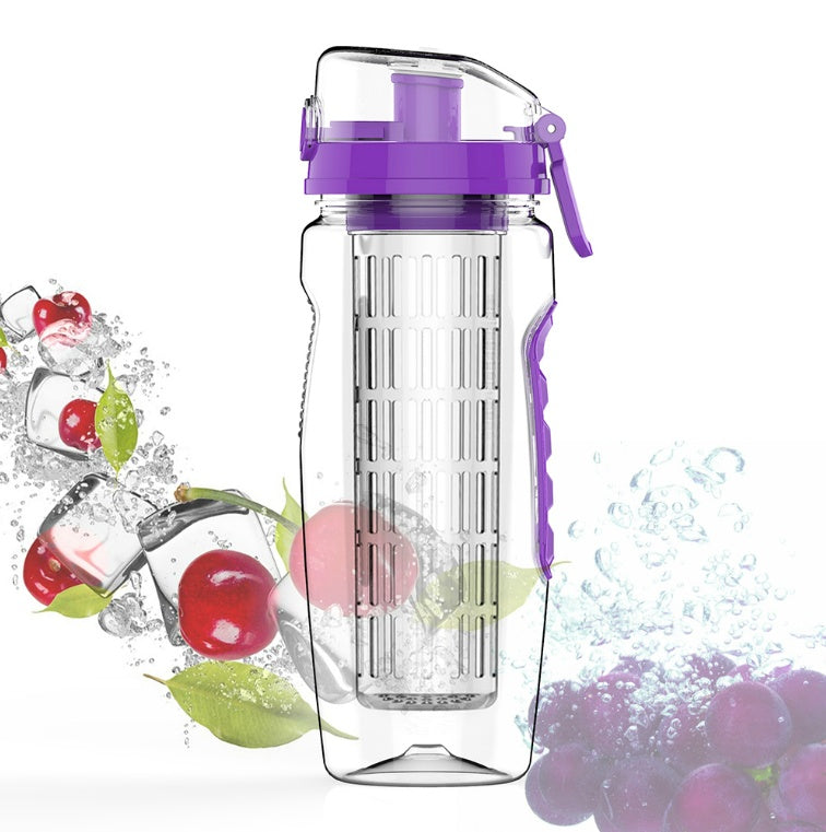Fruit Infuser Juice Shaker Bottle – Portable Camp & Sports Bottle