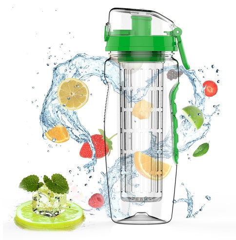 Fruit Infuser Juice Shaker Bottle – Portable Camp & Sports Bottle