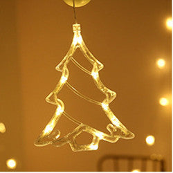 Star String Curtain Lights – LED Christmas Snowman & Tree Holiday Decoration | Pixel & Parcel Co.