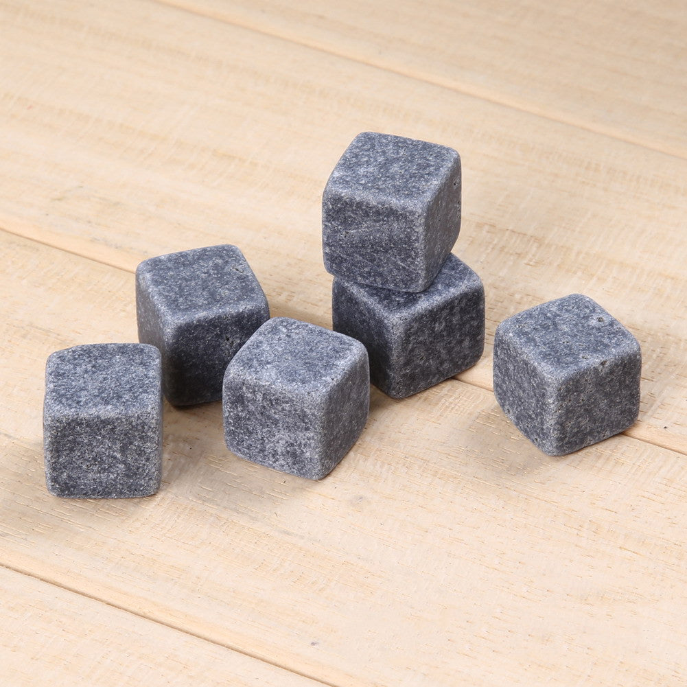 Natural Whiskey Stones – Reusable Chilled Stones for Whiskey & Cocktails