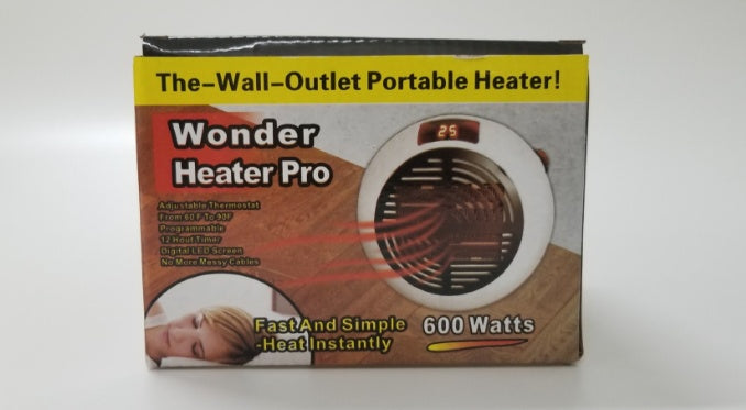 Mini Desktop Heater & Cooler, 400W — 15–32°C Adjustable Thermostat