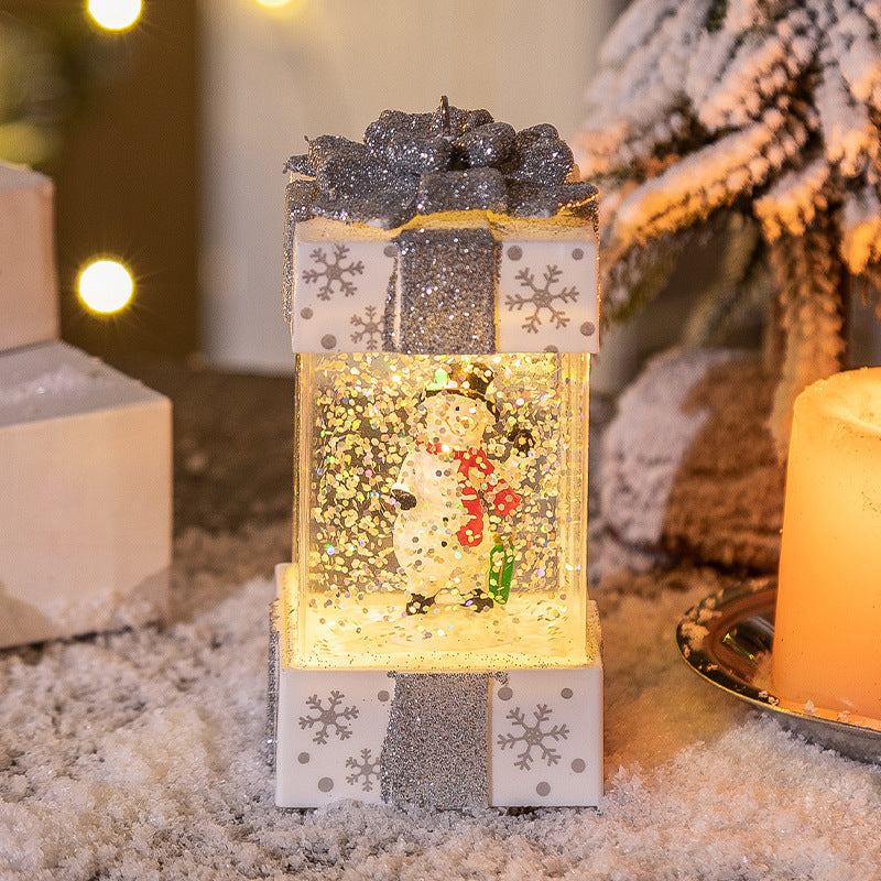 Crystal Ball Christmas Gift Box Lights – Festive Holiday Decoration