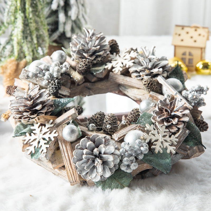 Nordic Porvoo Christmas Garland & Tree – Silver & Red Holiday Decorations | Pixel & Parcel Co.