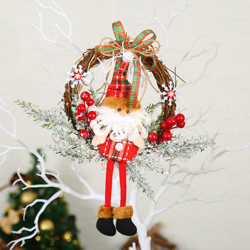 Christmas Decorations Garland Wreath – 30CM Handmade Holiday Ornament (Variety Styles) | Pixel & Parcel Co.