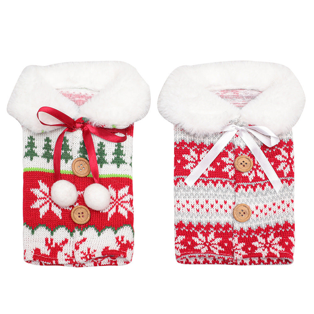 Christmas Wine Bottle Socks – Festive Holiday Decorations