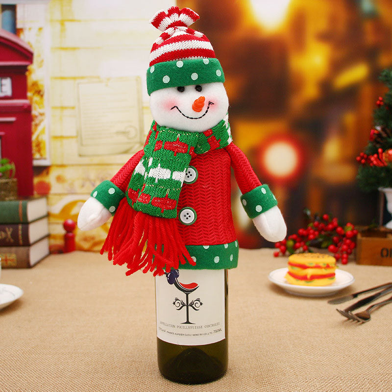 Christmas Wine Bottle Socks – Festive Holiday Decorations