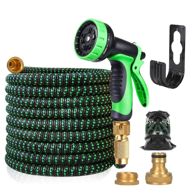 Flexible Expandable Garden Hose – 10-Function High Pressure Spray | Pixel & Parcel Co.