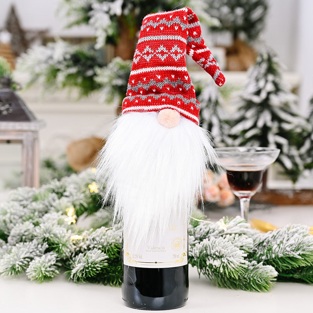 Christmas Wine Bottle Socks – Festive Holiday Decorations