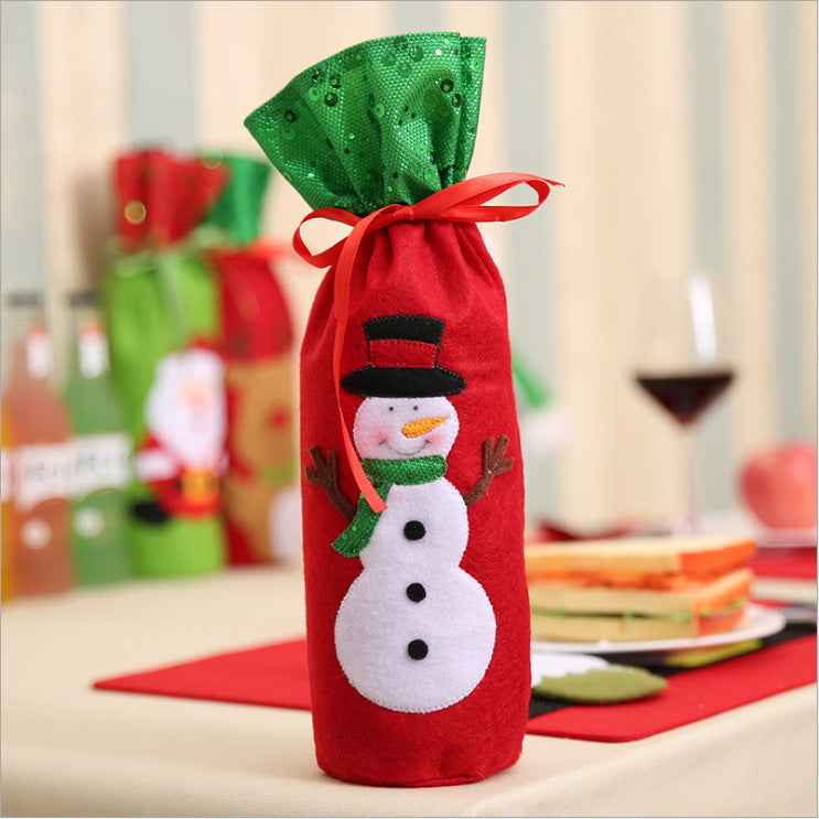Christmas Wine Bottle Socks – Festive Holiday Decorations