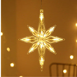Star String Curtain Lights – LED Christmas Snowman & Tree Holiday Decoration | Pixel & Parcel Co.