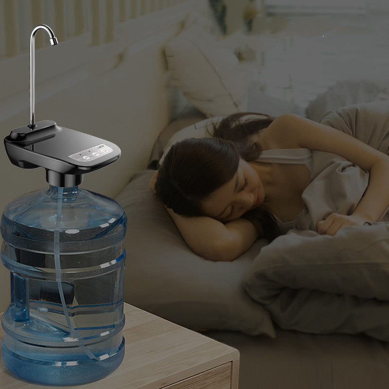 USB Water Dispenser Pump — Quantitative One-Key, With Tray (4W)