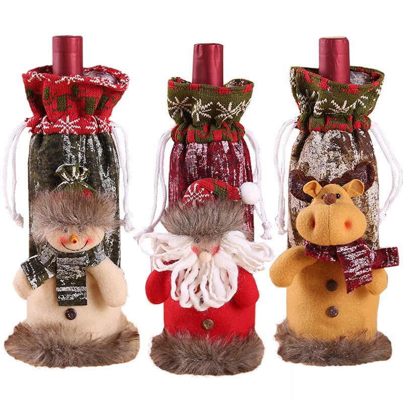Christmas Wine Bottle Socks – Festive Holiday Decorations
