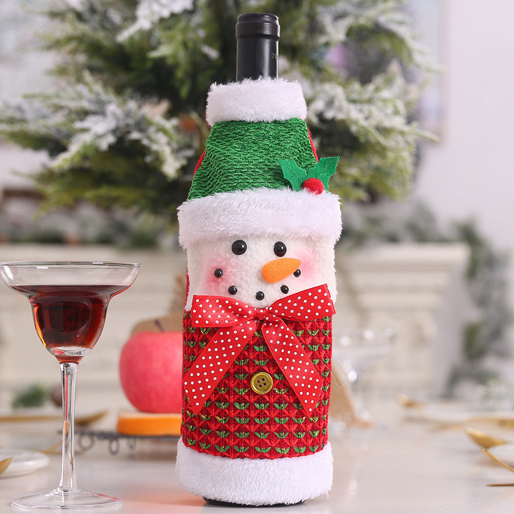 Christmas Wine Bottle Socks – Festive Holiday Decorations