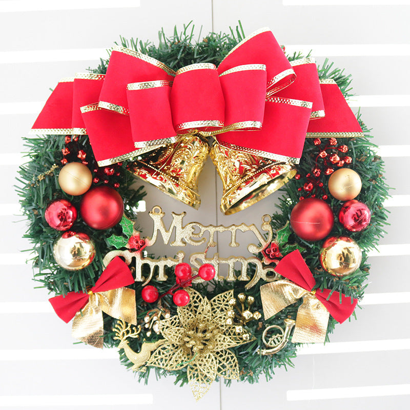 30cm Simple Christmas Wreath – Festive Door Decoration | Pixel & Parcel Co.