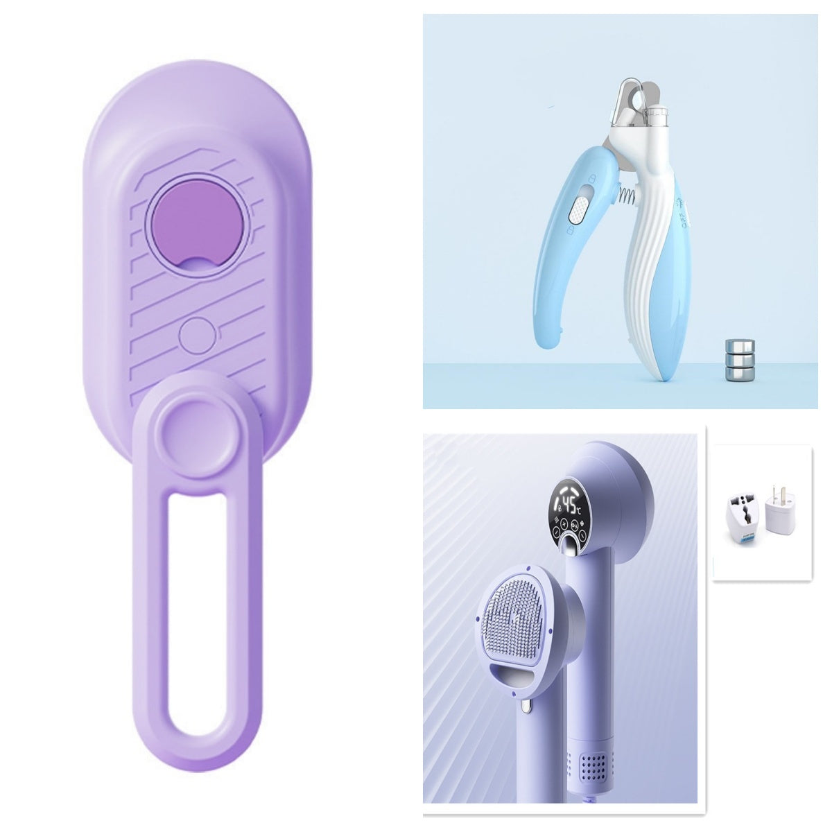 Pet Nail Clippers with LED Light – Electric Dog & Cat Nail Grinder