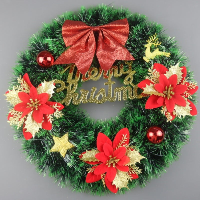 Christmas Festival Wreath – Decorative Door & Window Hanging (Multiple Sizes & Styles) | Pixel & Parcel Co.
